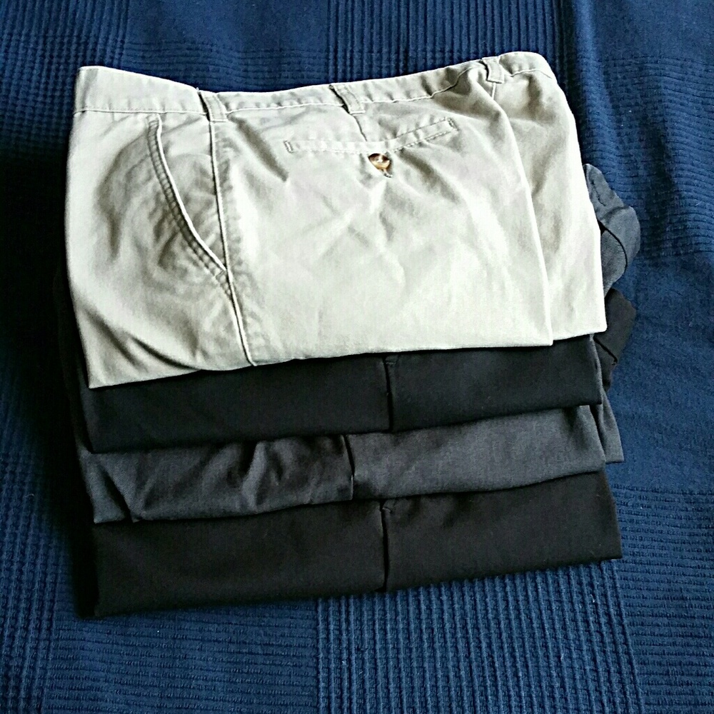 🍁 Bundle of 4 Pairs Men's Dress Pants - George